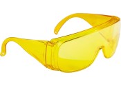Очки защитные желтые открытого типа, ударопрочный поликарбонат  СИБРТЕХ