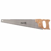 Ножовка по дереву 450 мм SPARTA 5-6 TPI, каленый зуб, линейка, пластиковая рукоятка